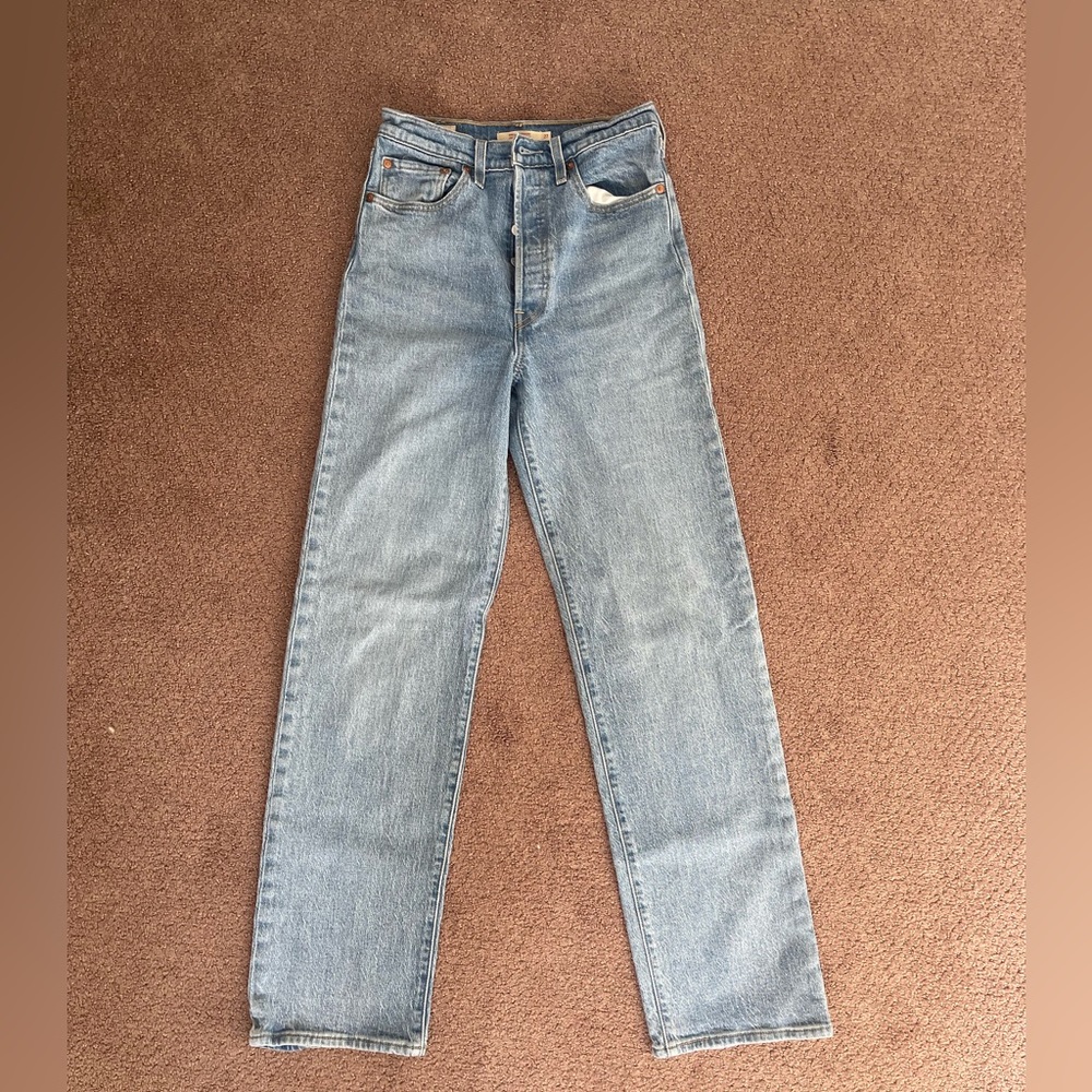 Levi Ribcage Long Jeans